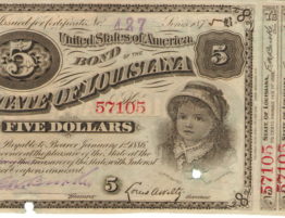 Vintage bond certificate