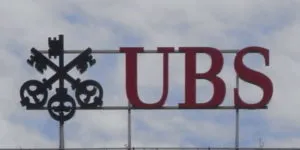 The key logo of the Swiss UBS Financial Services