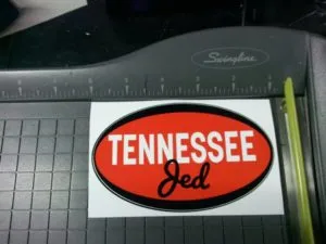 image of Tennessee Jed sticker