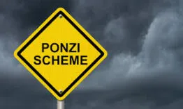 Ponzi Scheme sign