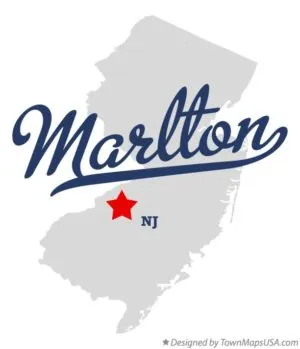 image of map of marlton nj