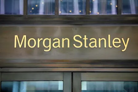 image of Morgan Stanley name on office building