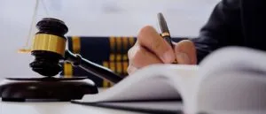 image of a judge with Pen