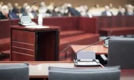 image of Courtroom setting